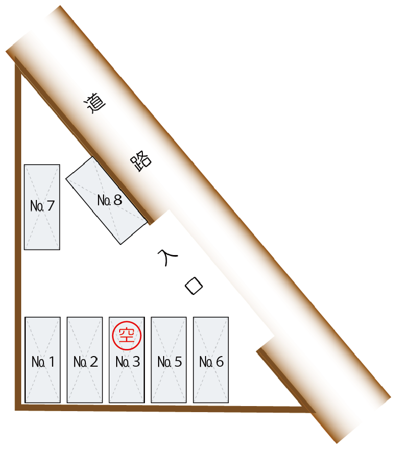 月極駐車場　上木崎1丁目　地形図