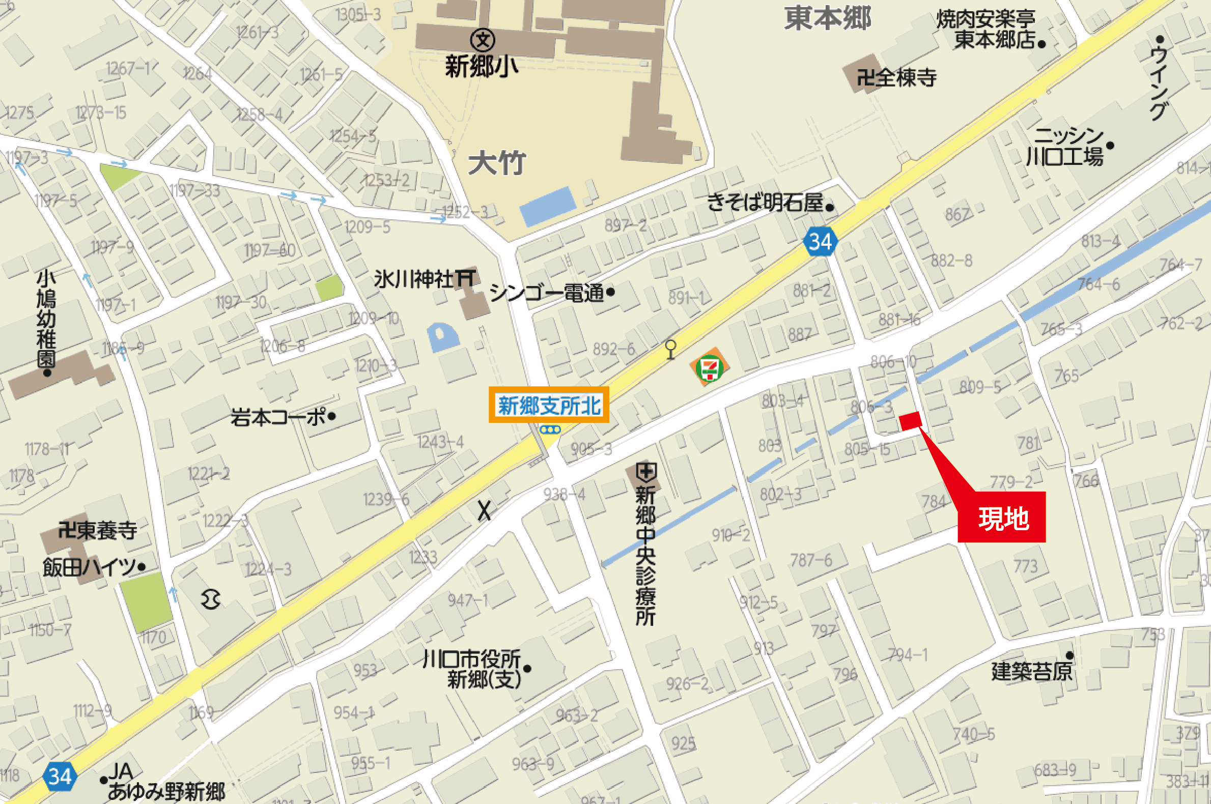 ぐるっぺハウス　案内図(詳細)