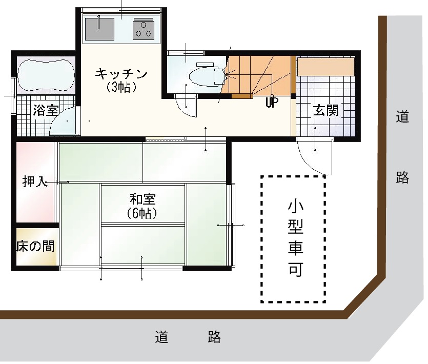ぐるっぺハウス　間取図　1階