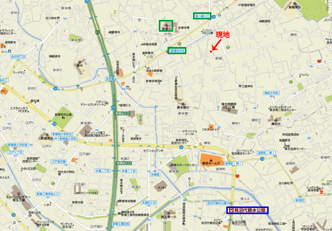 新堀ハウス　地図②
