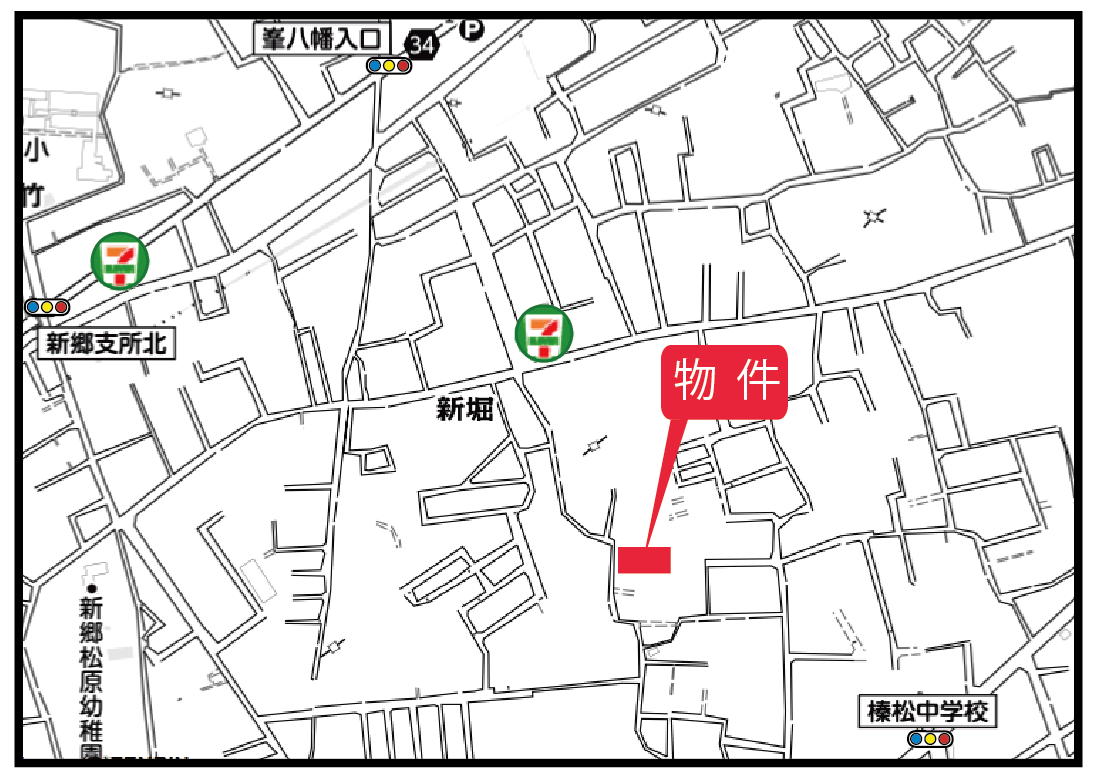 案内図　榛松